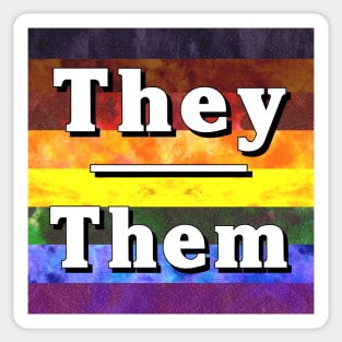They-Them Pronouns: Inclusive Sticker